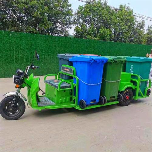 小区垃圾清运车 物业市政环卫车 电动六桶垃圾车